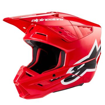 Alpinestars S-M5 Corp Helm Ece 22.06 Felrood Glanzend