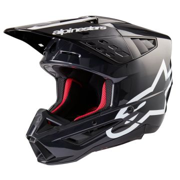 Alpinestars S-M5 Corp Helm Ece 22.06 Donkergrijs Glanzend