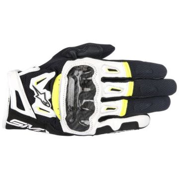Alpinestars SMX-2 Air Carbon V2 Zwart Wit Geel 
