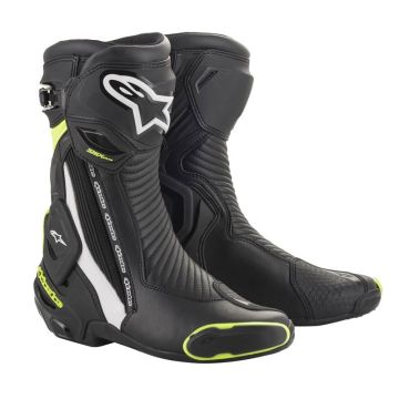 Alpinestars SMX Plus V2 Zwart Wit Geel Fluo 