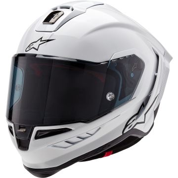 Alpinestars Supertech R10 Wit Glossy Zwart Mat Integraalhelm