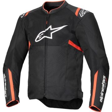 Alpinestars T-SPS Air V2 Zwart Fluo Rood Motorjas