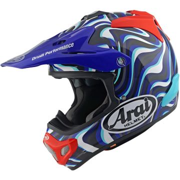 Arai MX-V EVO Stream Blauw Crosshelm