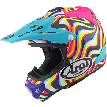 Arai MX-V EVO Stream Roze Multicolor Crosshelm
