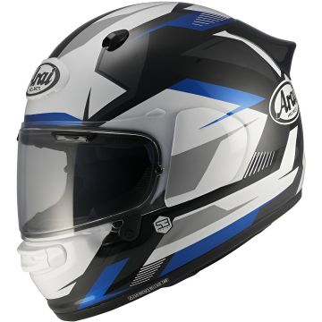 Arai Quantic Supra Blauw Zwart Wit Integraalhelm