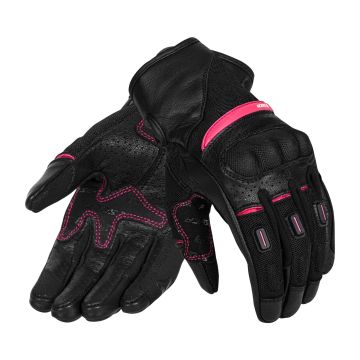 SECA Axis Mesh II Dames Zwart Roze Handschoenen