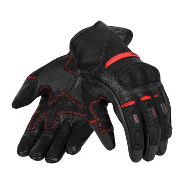 SECA Axis Mesh II Zwart Rode Handschoenen