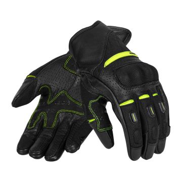 SECA Axis Mesh II Zwart Gele Handschoenen