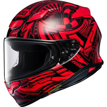 Shoei NXR 2 Beaut TC-1 Black White Red Full Face Helmet
