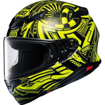 Shoei NXR 2 Beaut TC-3 Black White Yellow Full Face Helmet