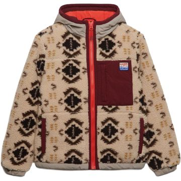 Superdry & Co Sherpa Jacquard Fleece Hybride Jas
