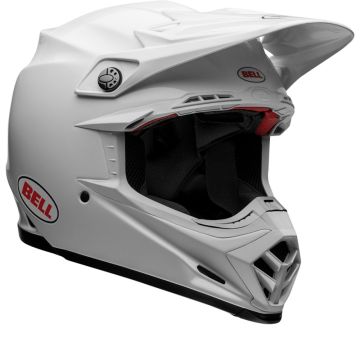 Bell Moto-9S Flex Solid Gloss Wit Integraalhelm