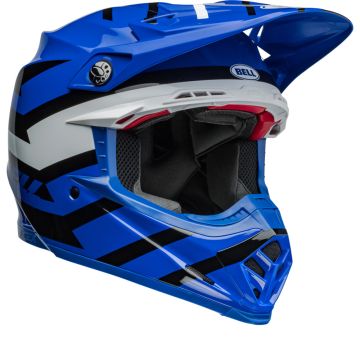 Bell Moto9S Flex Banshee Blauw Offroad Helm