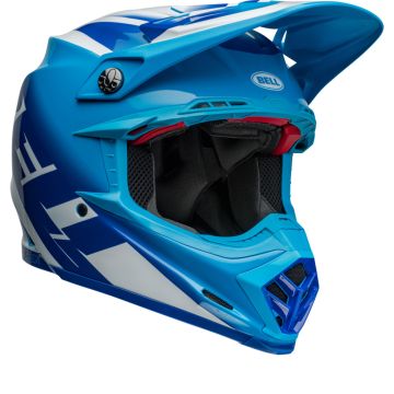 Bell Moto9S Flex Rail Blauw Offroad Helm