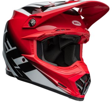 Bell Moto9S Flex Rail Rood Offroad Helm