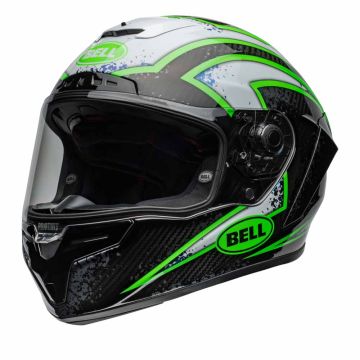 Bell Race Star DLX Flex Xenon Glanzend Zwart Kryptonite Integraalhelm