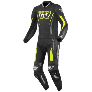 Berik Absolute GP2 Zwart Antraciet Neon Geel 2-Delig Motorpak