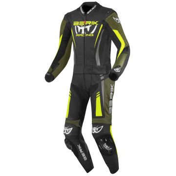 Berik Absolute GP2 Zwart Groen Neon Geel 2-Delig Motorpak