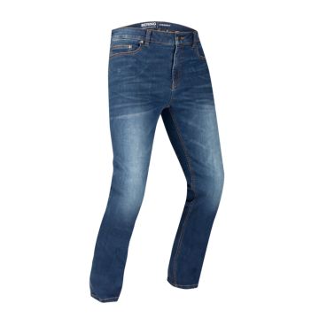 Bering Trust Straight Broek Verwassen Blauw