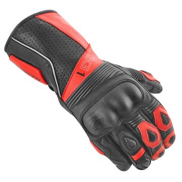 Bogotto Sprint Geperforeerde Zwart Rood Handschoenen