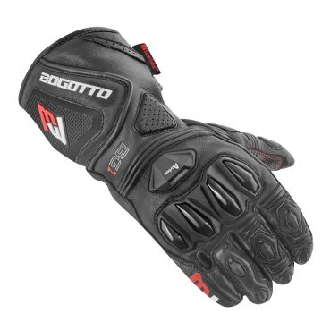 Bogotto Monza Geperforeerde Zwart Handschoenen
