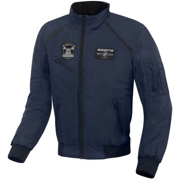 Bogotto Boston Donkerblauw Textiele Motorjas
