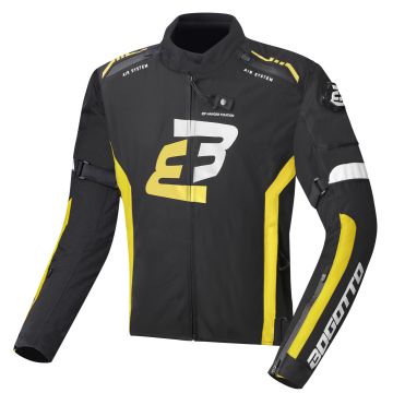 Bogotto GPX Waterdichte Zwart Neon Geel Textiele Motorjas