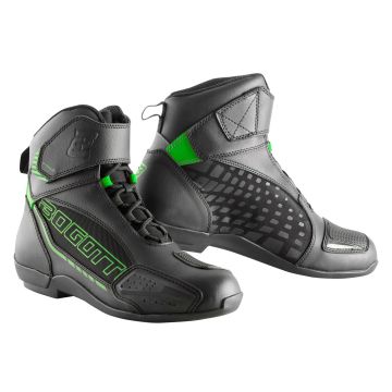 Bogotto GPX Motorschoenen Zwart Groen 