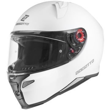 Bogotto FF110 Mat Wit Integraalhelm