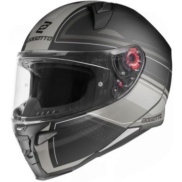 Bogotto FF110 Cinder Mat Zwart Titanium Integraalhelm
