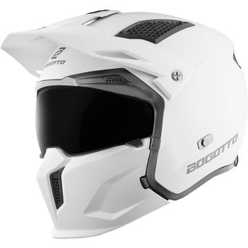 Bogotto Radic 22.06 Mat Wit Motorhelm