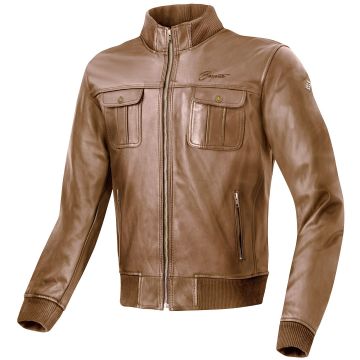 Bogotto Brooklyn Bruin Leren Motorjas
