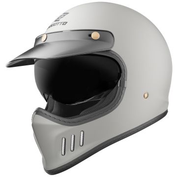 Bogotto FF980 Caferacer Grijs Cross Helm
