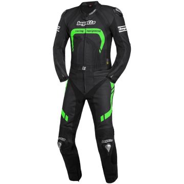 Bogotto Assen Zwart Groen 2-Delig Motorpak