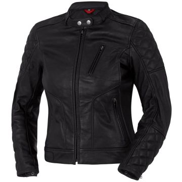 Bogotto Chicago Retro Dames Zwart Leren Motorjas