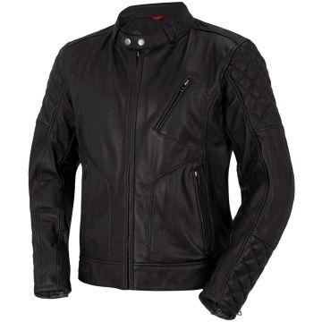Bogotto Chicago Retro Zwart Leren Motorjas