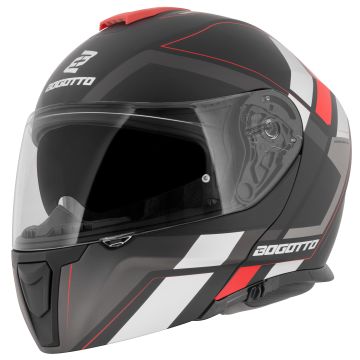Bogotto FF403 Murata Rood Zwart Systeemhelm