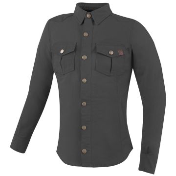 Bogotto Furrow Dames Donkergrijs Motorshirt