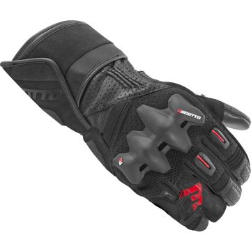 Bogotto Alton Geperforeerde Zwart Handschoenen