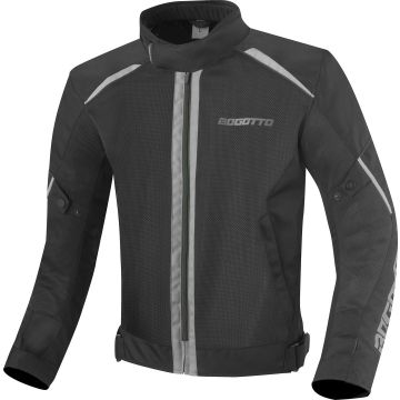 Bogotto Blaze-Air Zwart Grijs Textiele Motorjas