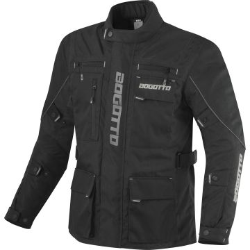 Bogotto Covelo Waterdichte Zwart Textiele Motorjas