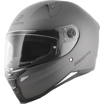 Bogotto FF110B Solid Zilver Integraalhelm