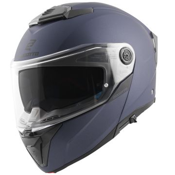Bogotto FF404 Solid Mat Blauw Systeemhelm