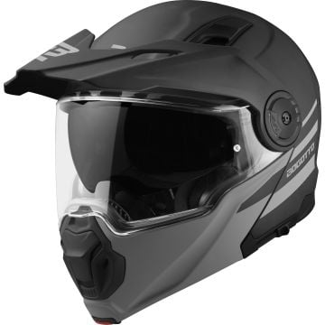 Bogotto FG-102 Duo Mat Zwart Fiberglas Systeemhelm
