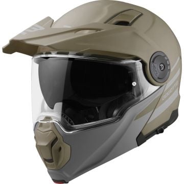 Bogotto FG-102 Duo Bruin Fiberglas Systeemhelm