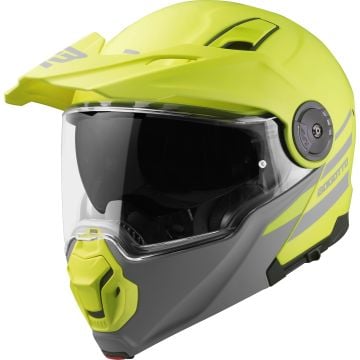 Bogotto FG-102 Duo Geel Fiberglas Systeemhelm
