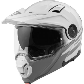 Bogotto FG-102 Duo Wit Fiberglas Systeemhelm