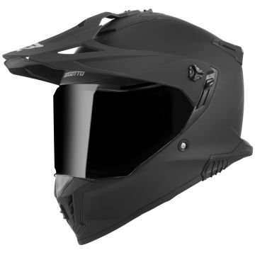 Bogotto FG-601 Mat Zwart Enduro Helm