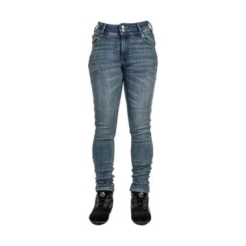 Bull-it Ladies Heron Slim Fit Jeans Blauw - Korte pijpen