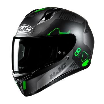 HJC C10 Aspa Zwart Grijs Groen Integraalhelm